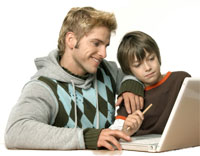 Parent and Child Practicing - IowaTestPractice.com